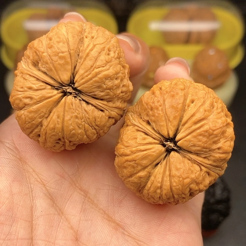 【闪购商品】文玩核桃把件37尺蛇皮球