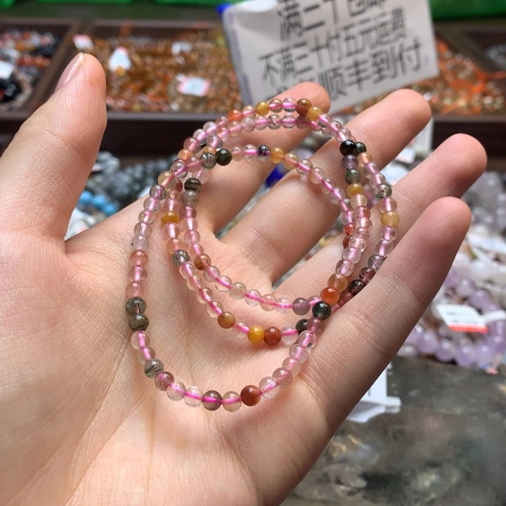 紫晶颈饰银S925镶嵌天然水晶手链