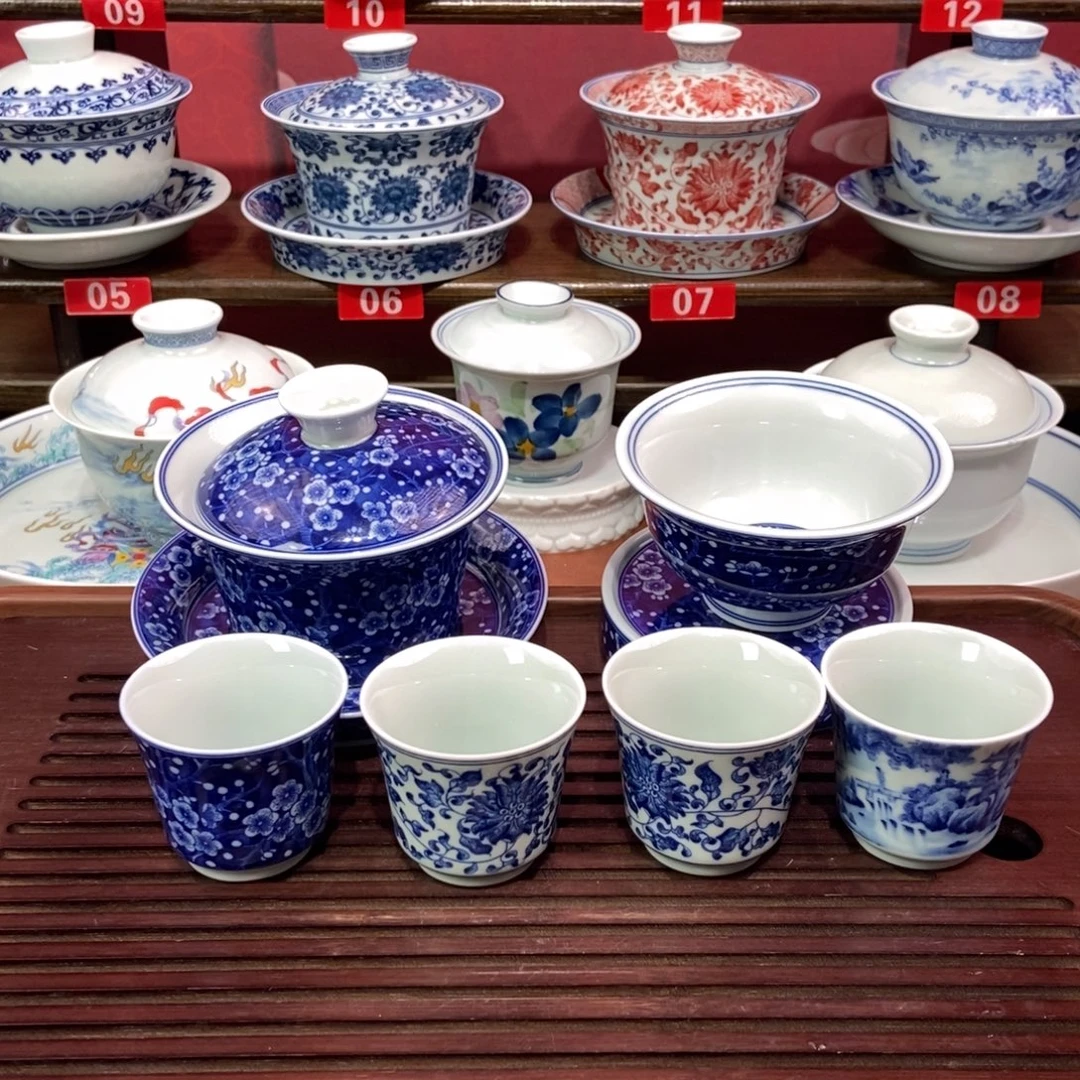 飞***般景德镇陶瓷七件套