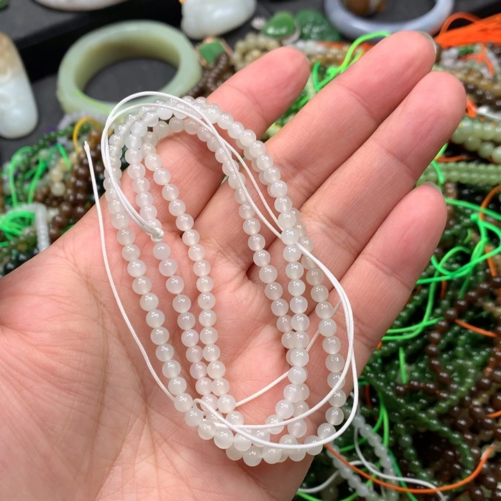 和田玉未镶嵌手链73