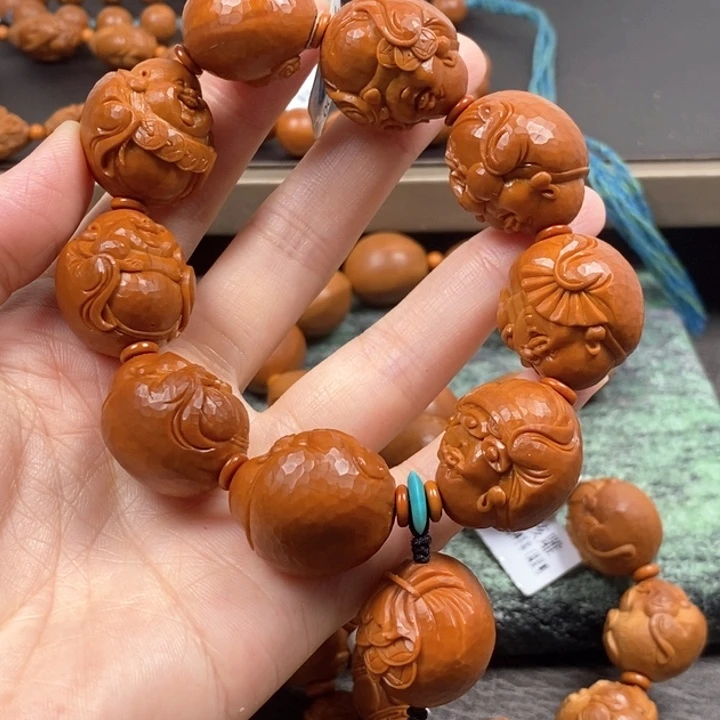 橄榄核手串/手链弥勒佛