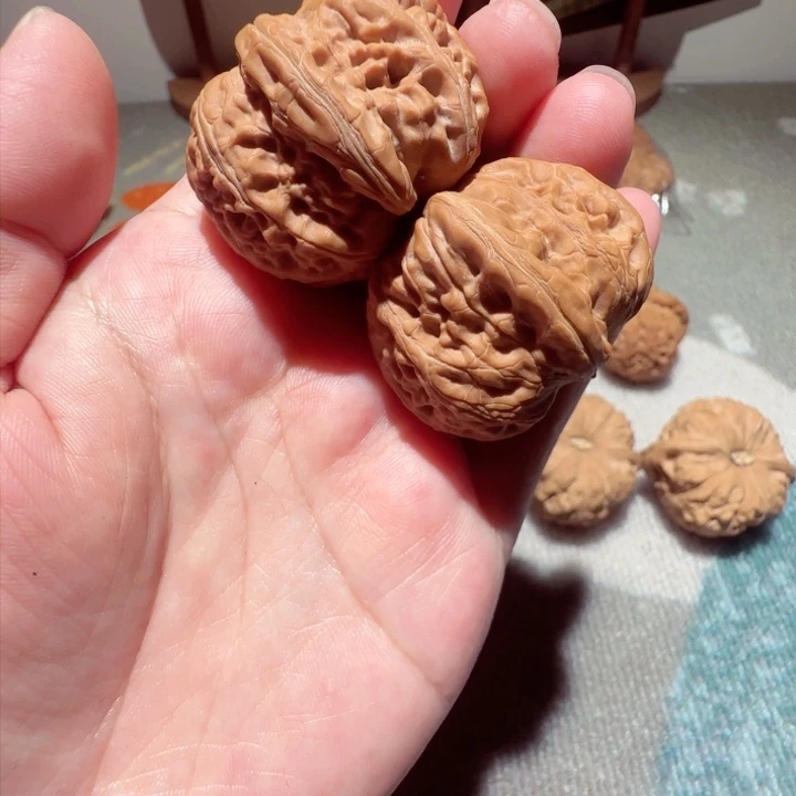 文玩核桃把件元宝41边