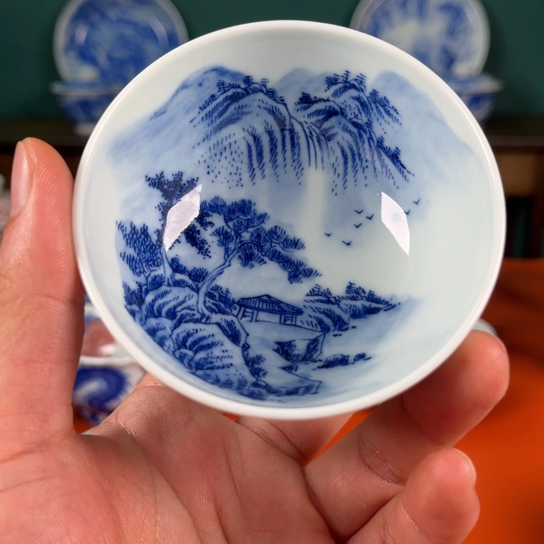 瓷片景德镇手工手绘