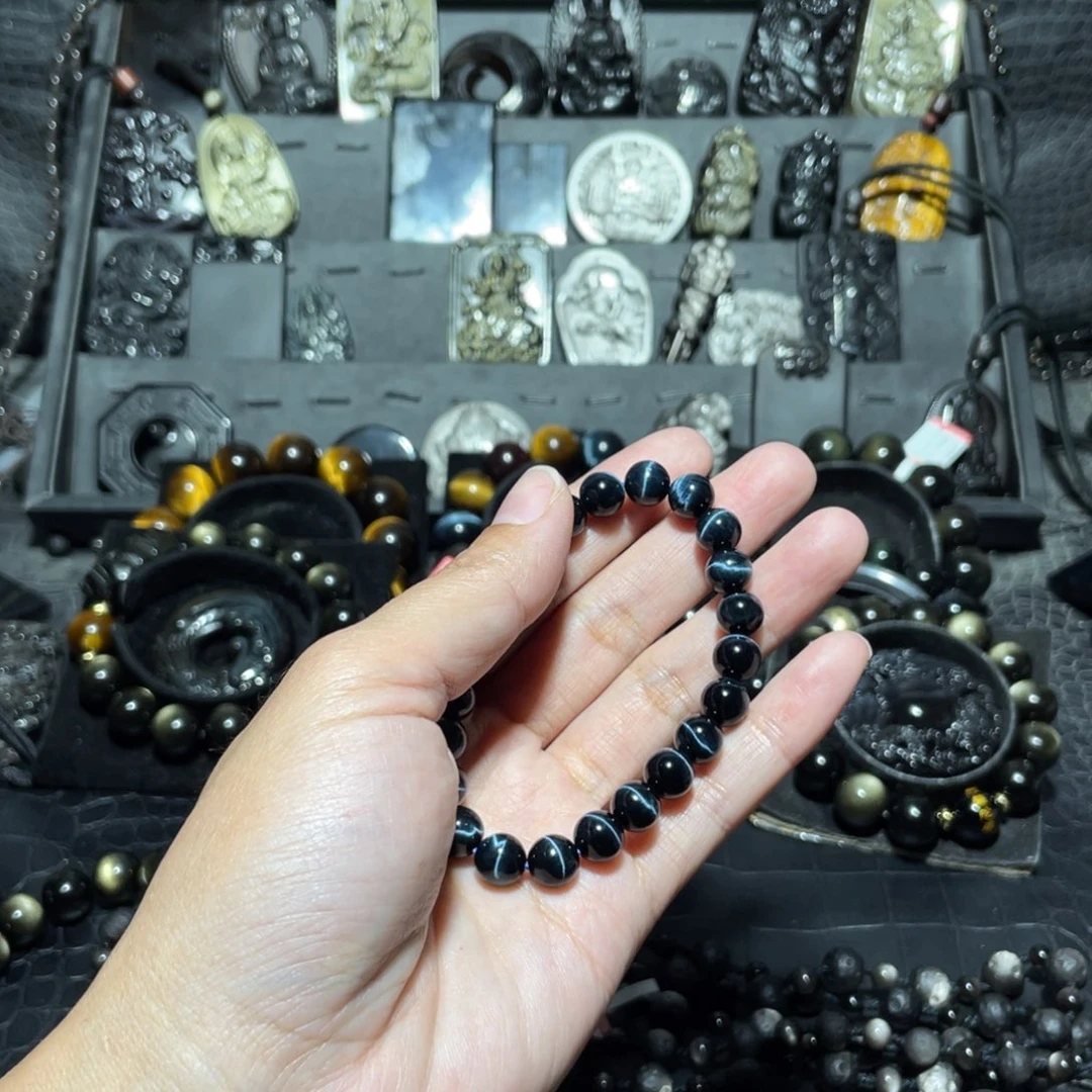 木变石（鹰眼石）手链未镶嵌