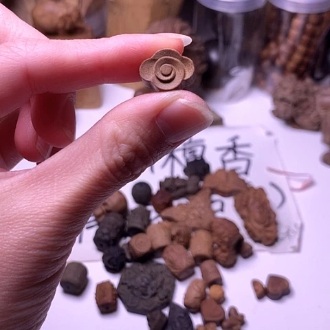 檀香木吊坠檀香祥云配饰