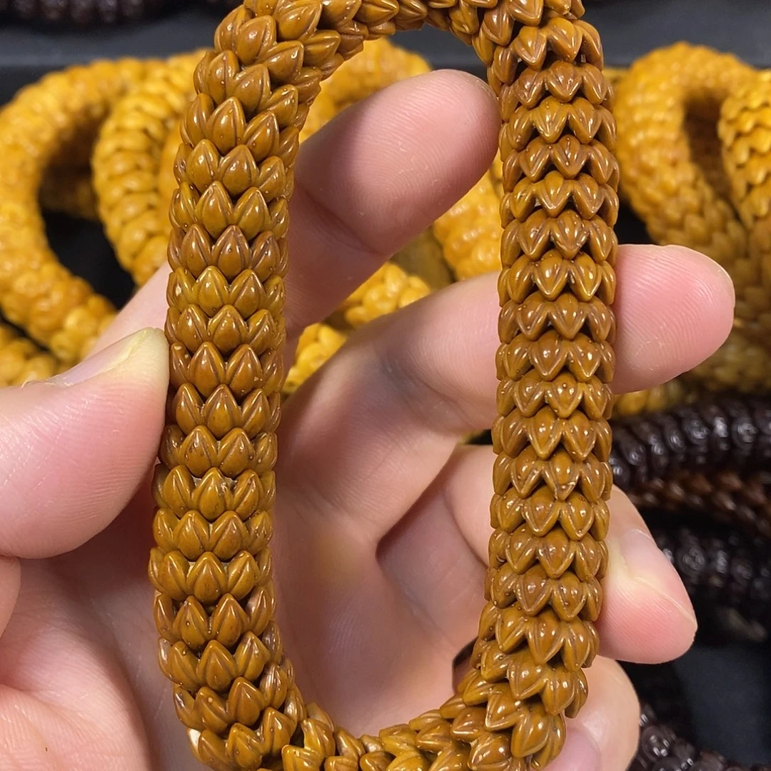 紫金鼠手串原色莲花13