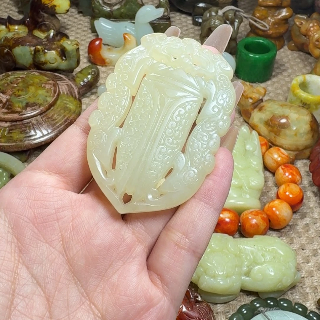 吊坠白玉菩提挂件
