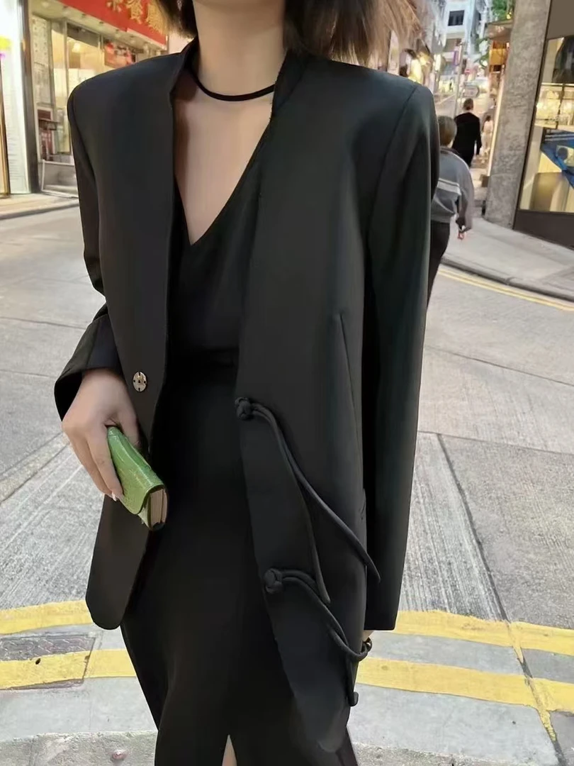 BABALA极简设计师羊毛西服款号S0316