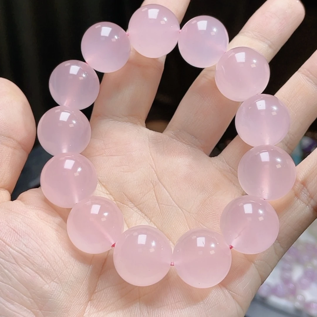【闪购商品】水晶手链未镶嵌马粉17m m