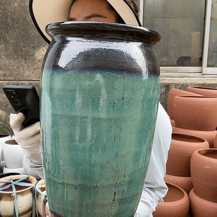 紫砂花盆正品口22高38