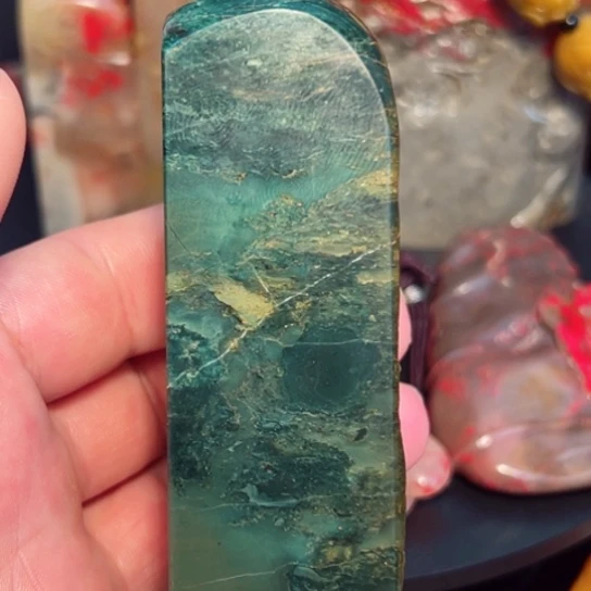 昌化石印石源头绿印章