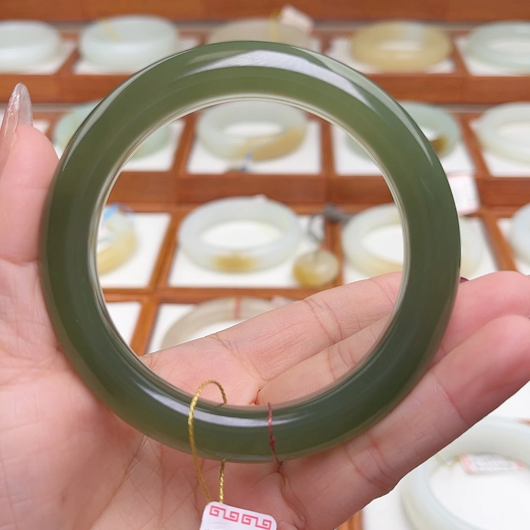 和田玉手镯未镶嵌58.5