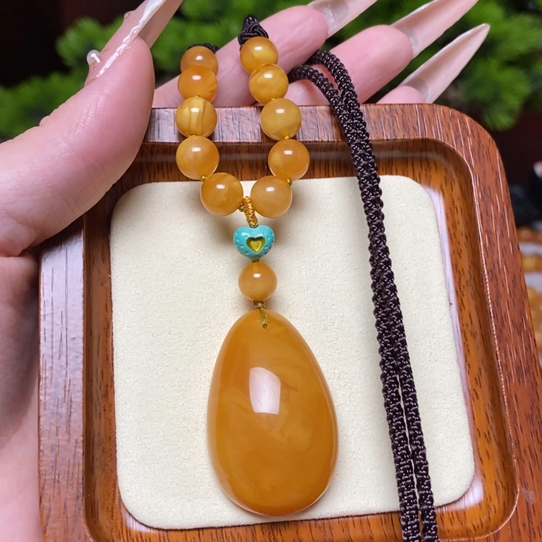 【闪购商品】蜜蜡颈饰未镶嵌项链