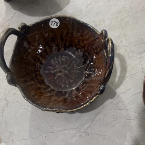 碗熠樹手捏餐具茶具壶承
