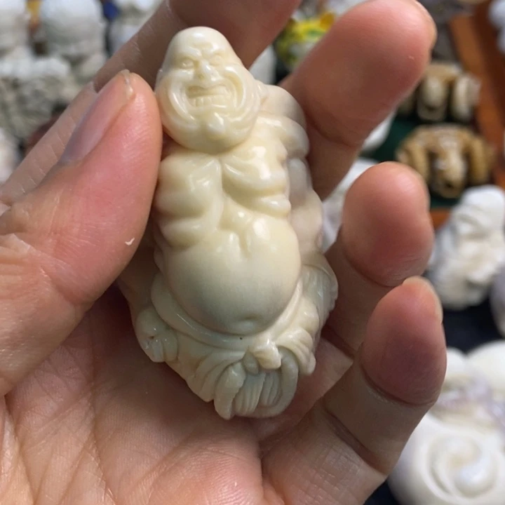 岁***好配饰鹿角雕刻一个出