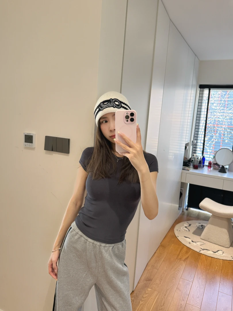 香芋色炭灰色 短袖36