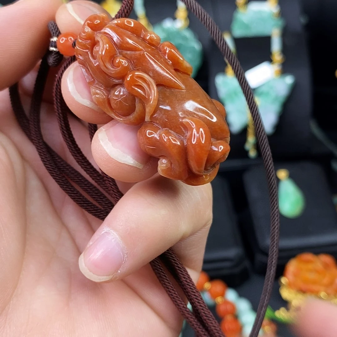 颈饰未镶嵌翡翠A****n吊坠