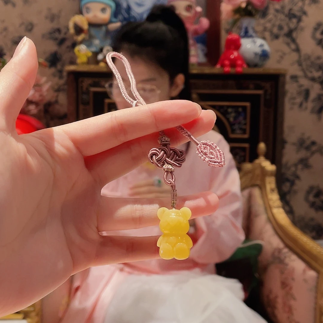 蜜蜡颈饰未镶嵌挂件