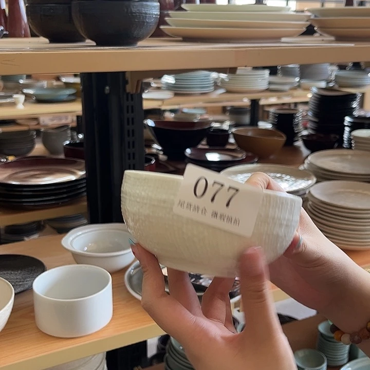 新骨瓷77微瑕5寸麻布白米饭碗