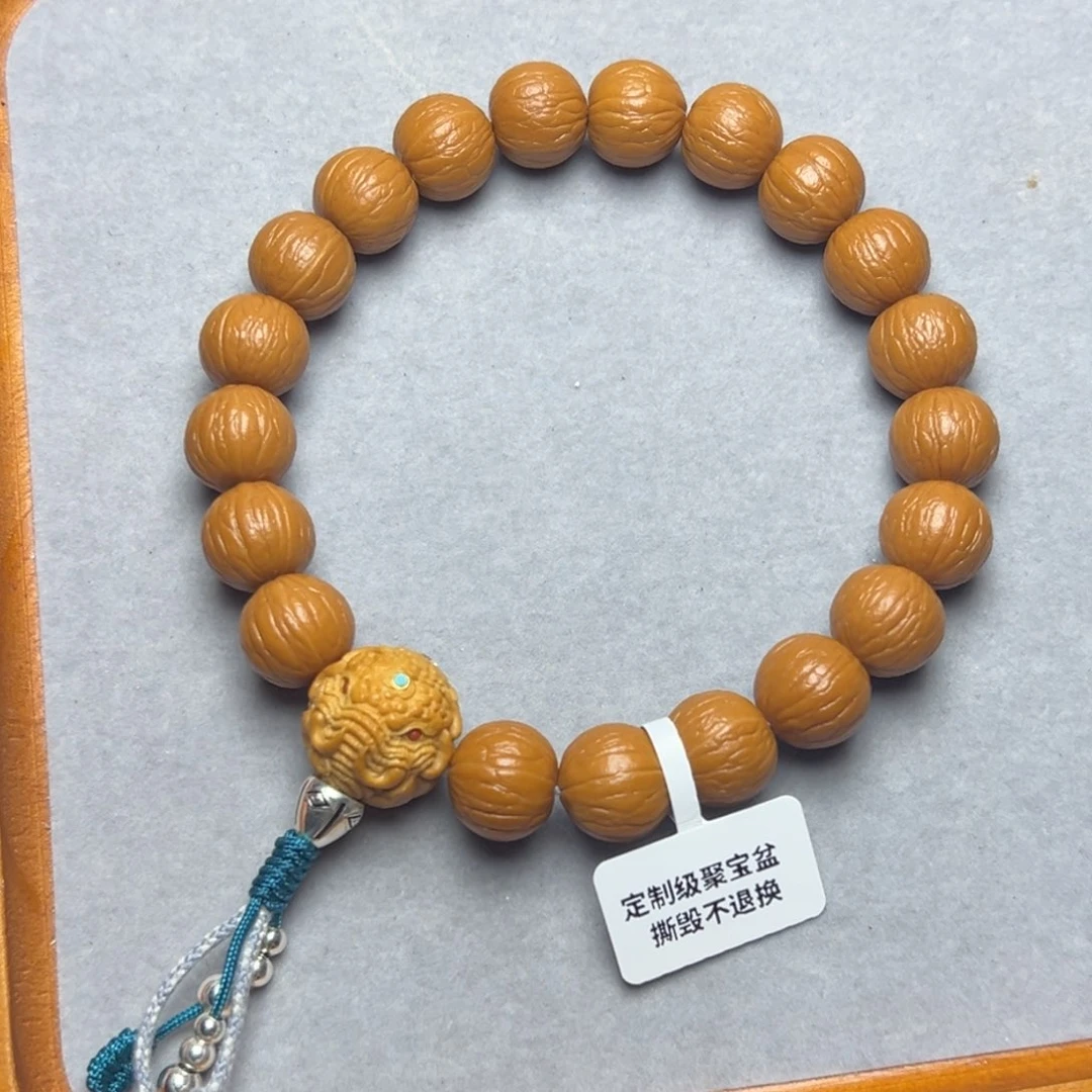 夫***6吊坠猴头核桃13小+聚宝盆定制款手持
