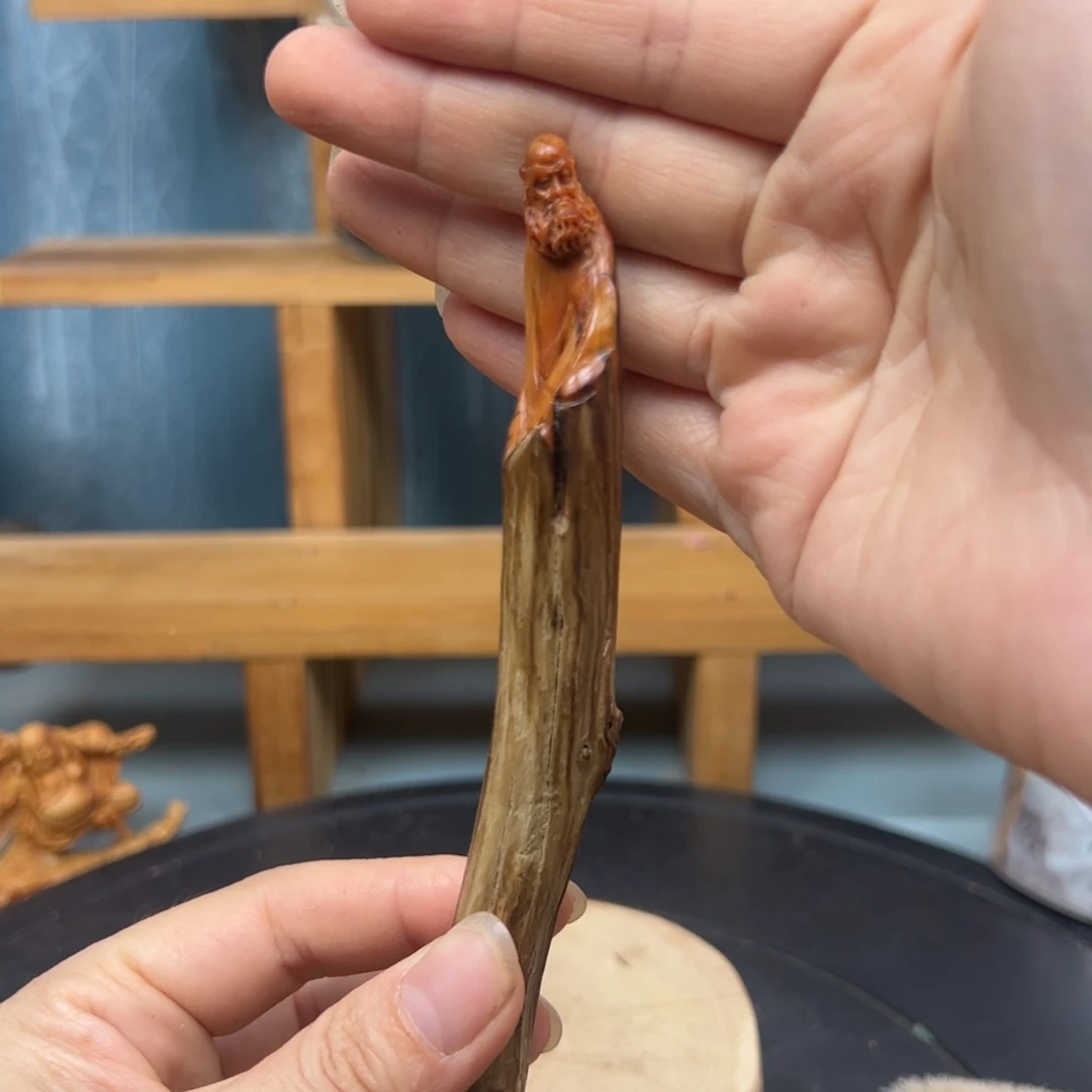 木平*崖柏木摆件手把件