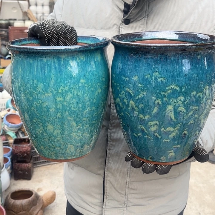 红陶雪花口径两个18高度22