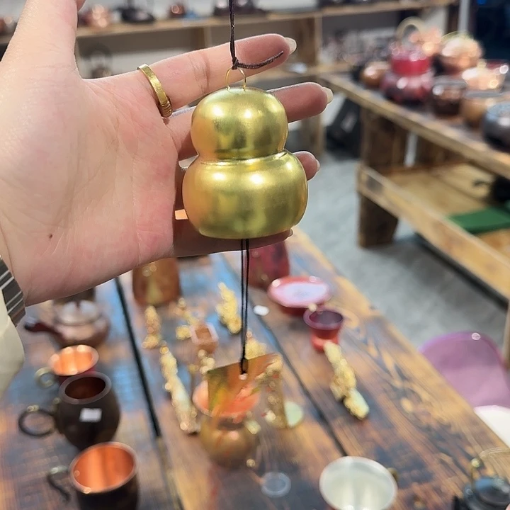 黄铜手工风铃一个