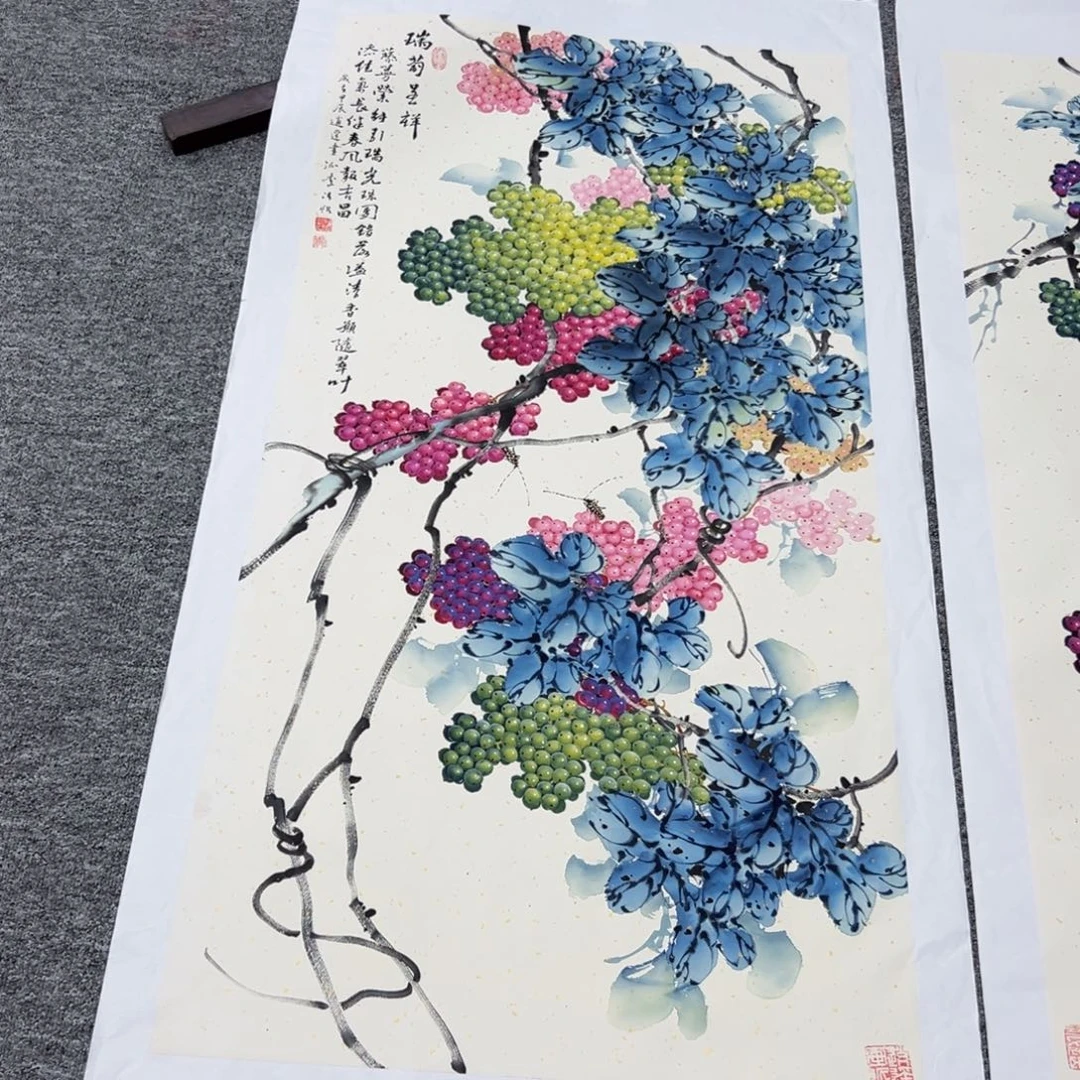 国画陆**辰国画作品纯手绘
