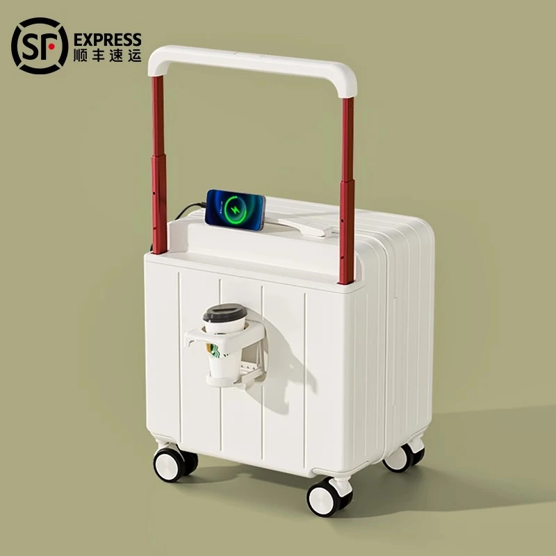 宽拉杆行李箱高颜值小型20寸18可登机新款女短途旅行密码皮箱子