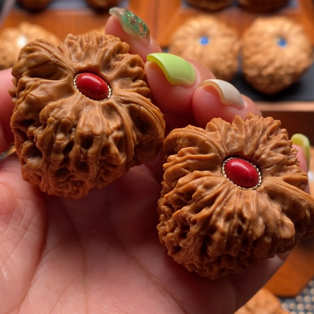 文玩核桃把件42尺寸南江石