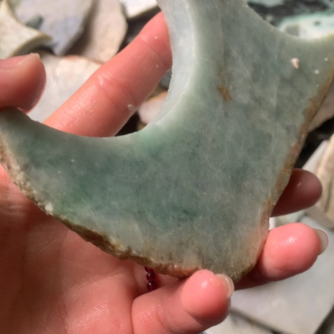 翡翠颈饰未镶嵌缅甸翡翠