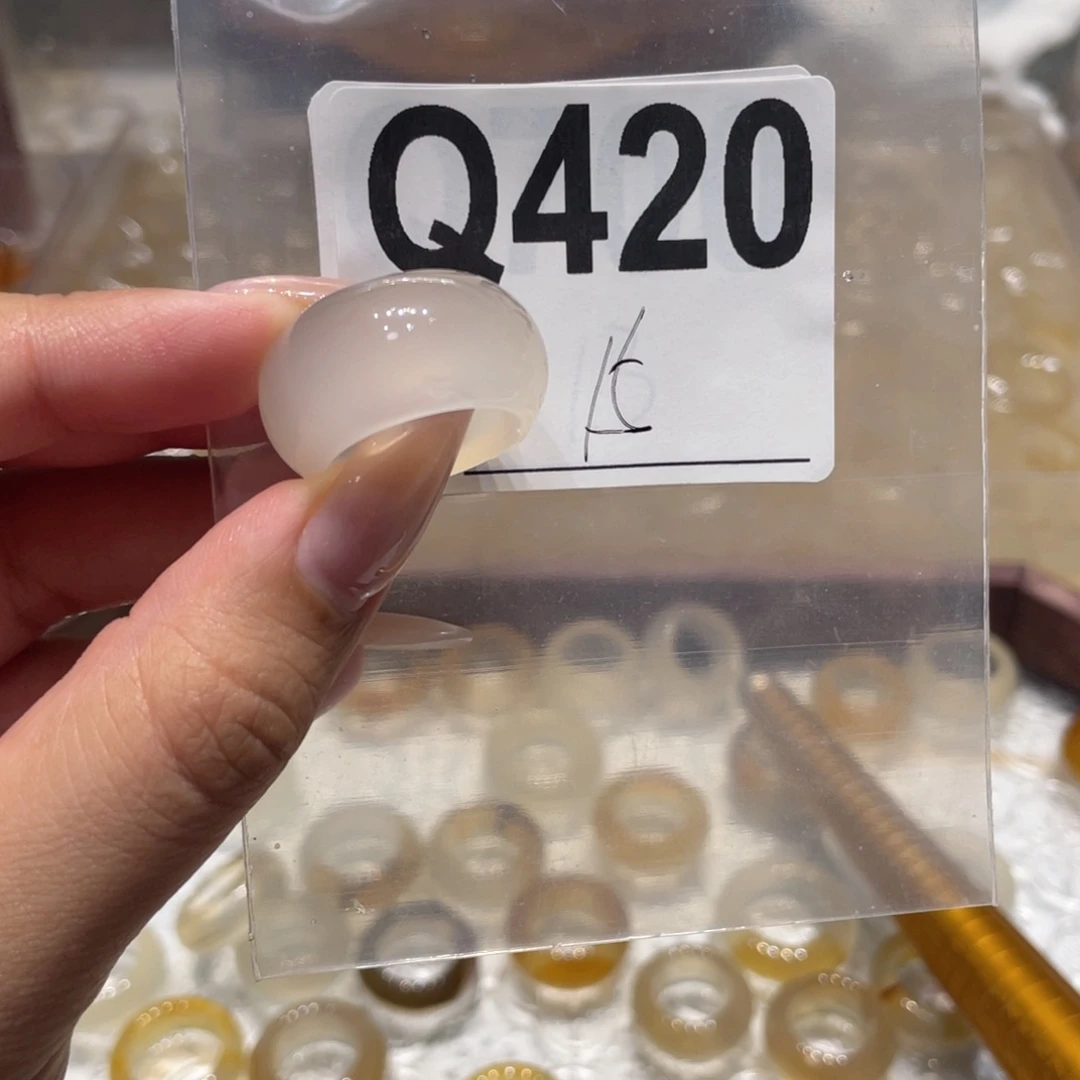 玛瑙/玉髓未镶嵌戒指420