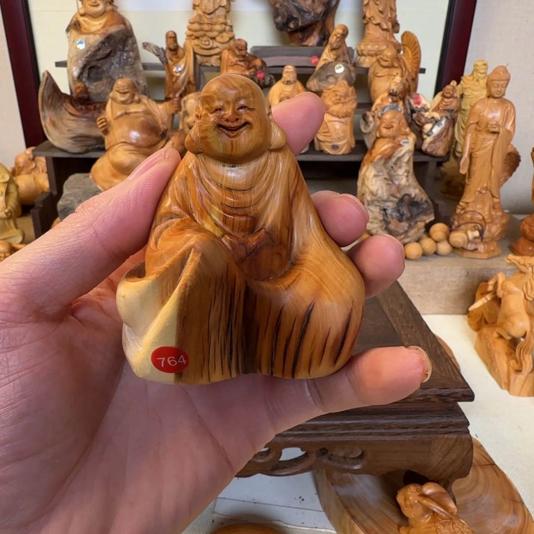 崖柏小木匠艺雕一物一拍