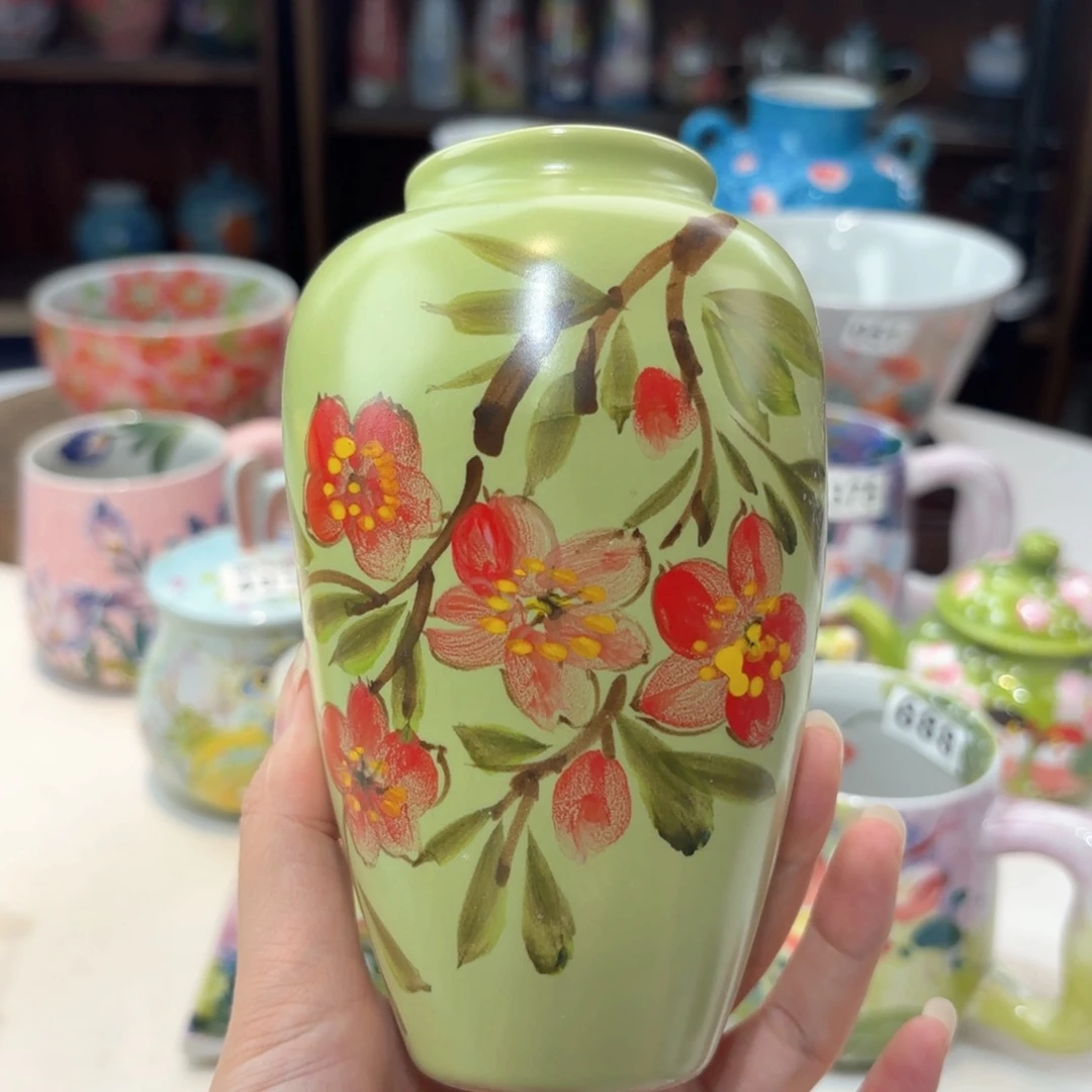 景德镇手绘高温釉下彩陶瓷茶具