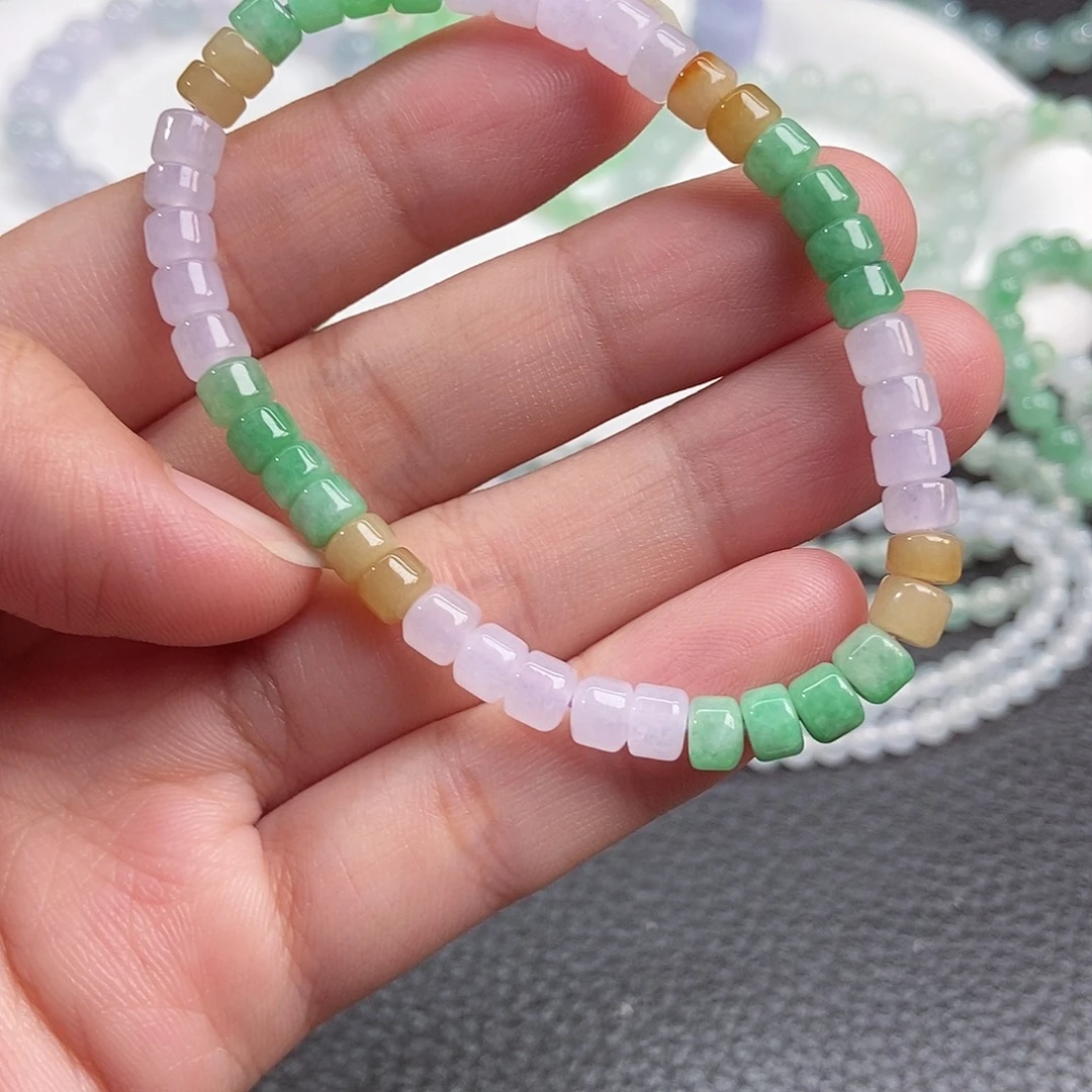 手链翡翠未镶嵌卡5.2