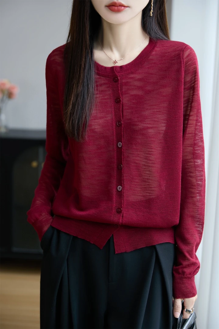 579竹节麻开衫 超级福利 无限回购