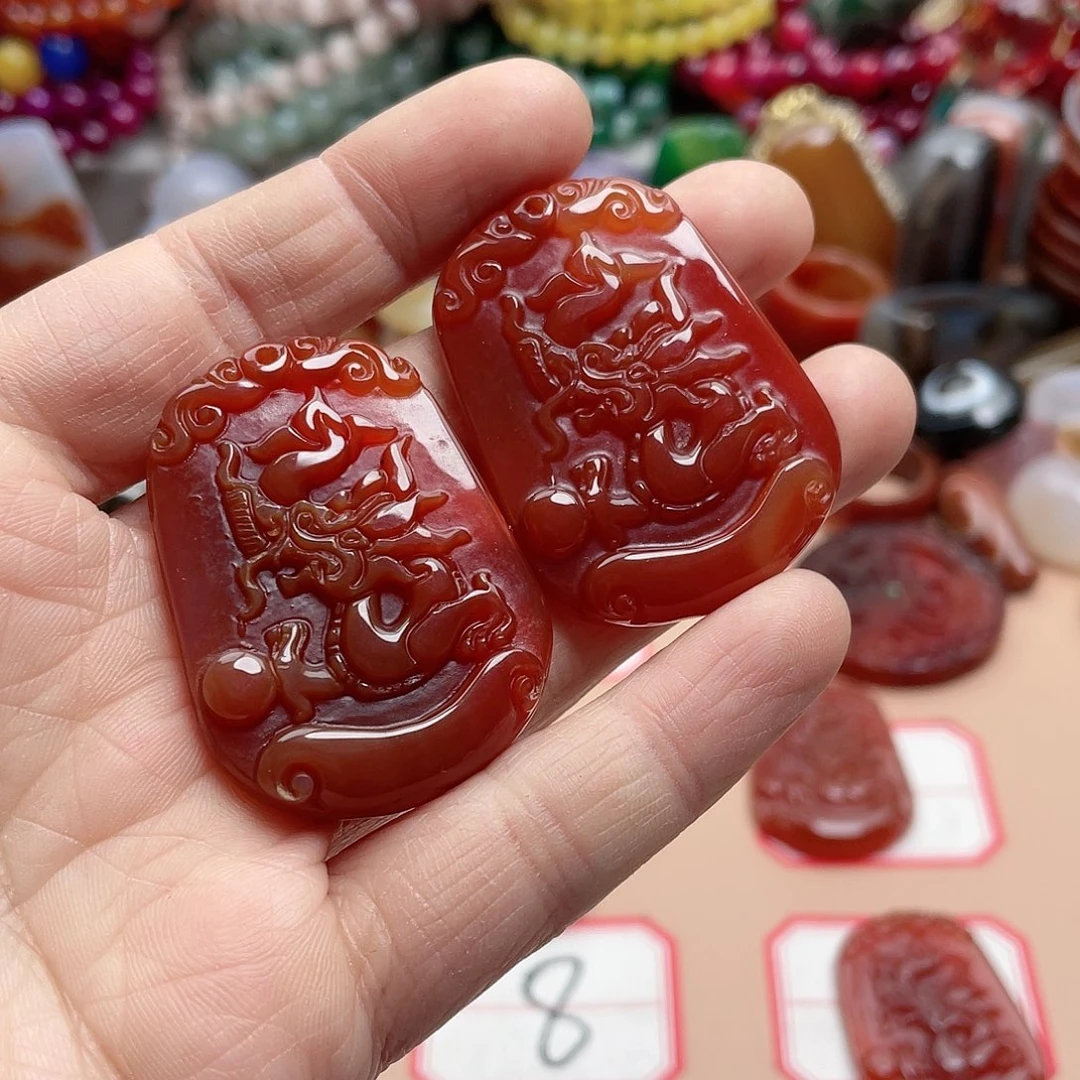 玛瑙/玉髓颈饰合金武****呀