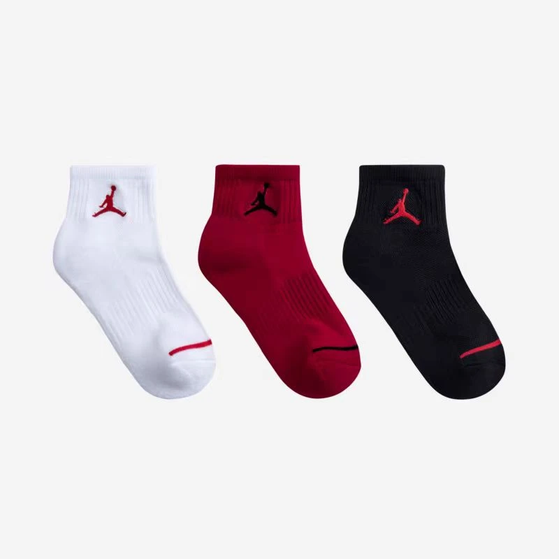 【3双装】AIR JORDAN男童女童透气网孔吸汗袜3双装JHN-3QT0783
