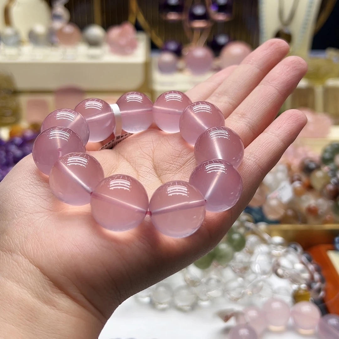 芙蓉石手链未镶嵌宙**?手链