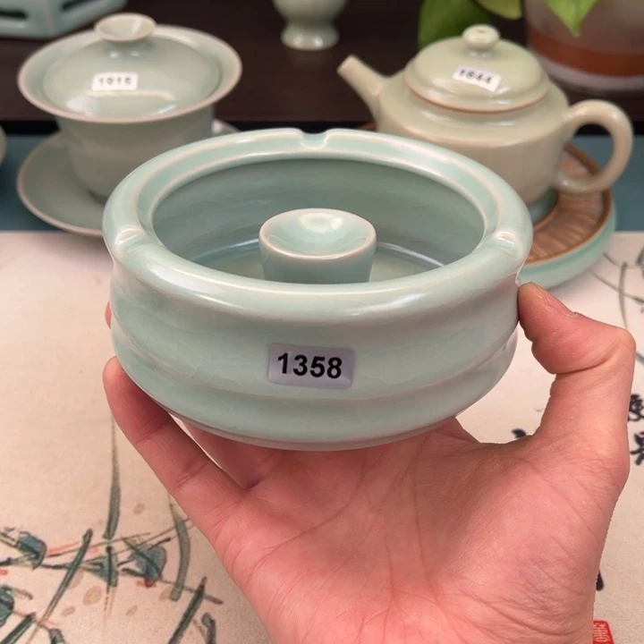 瓷杯子1358 青鸾汝瓷汝州发货