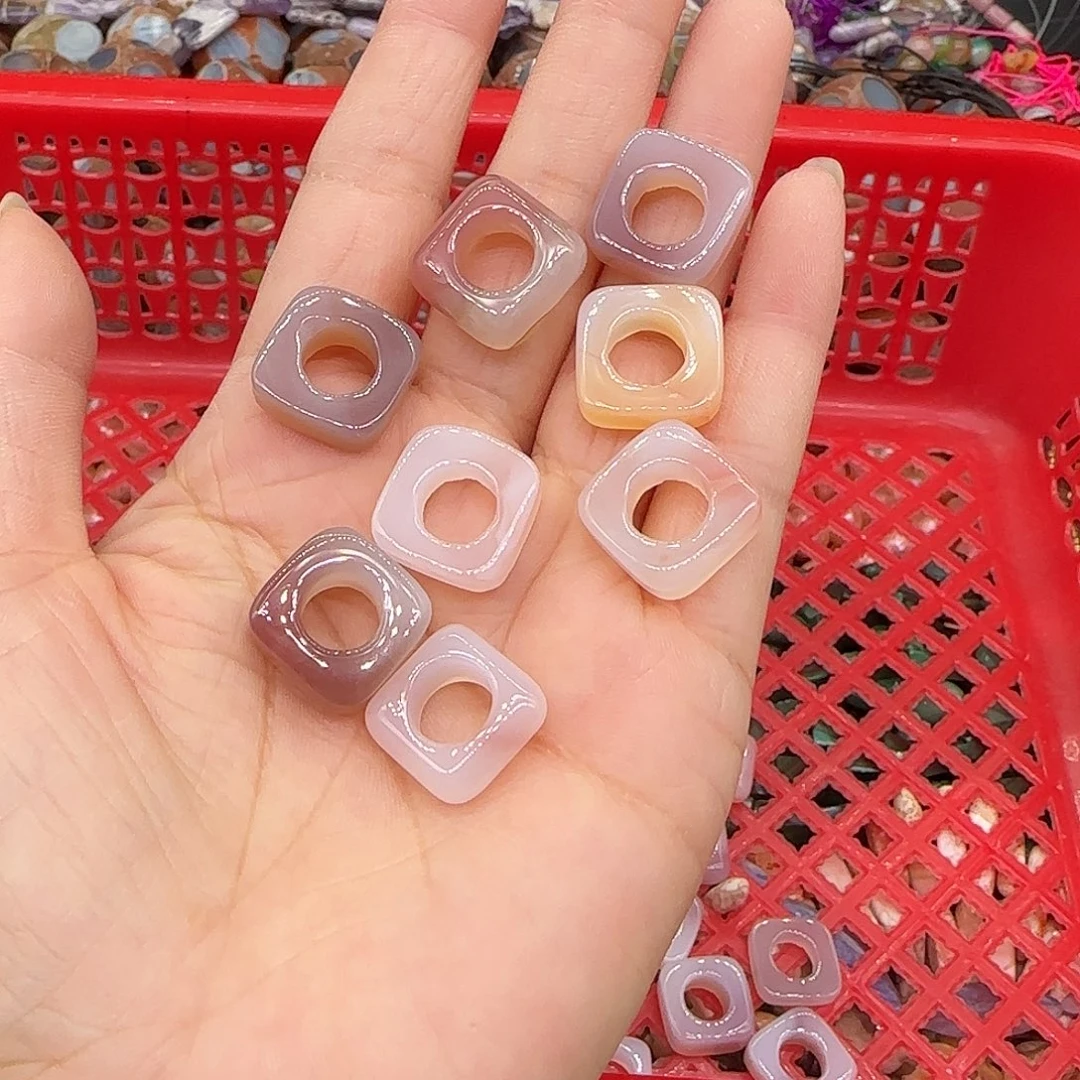 合金玛瑙/玉髓珠宝半成品盐源玛瑙2颗