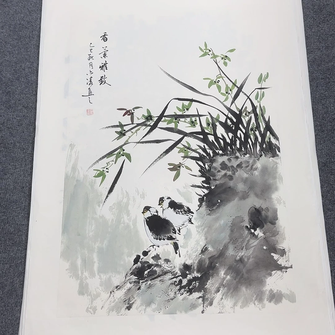 国画68*45纯手绘刘亦凌