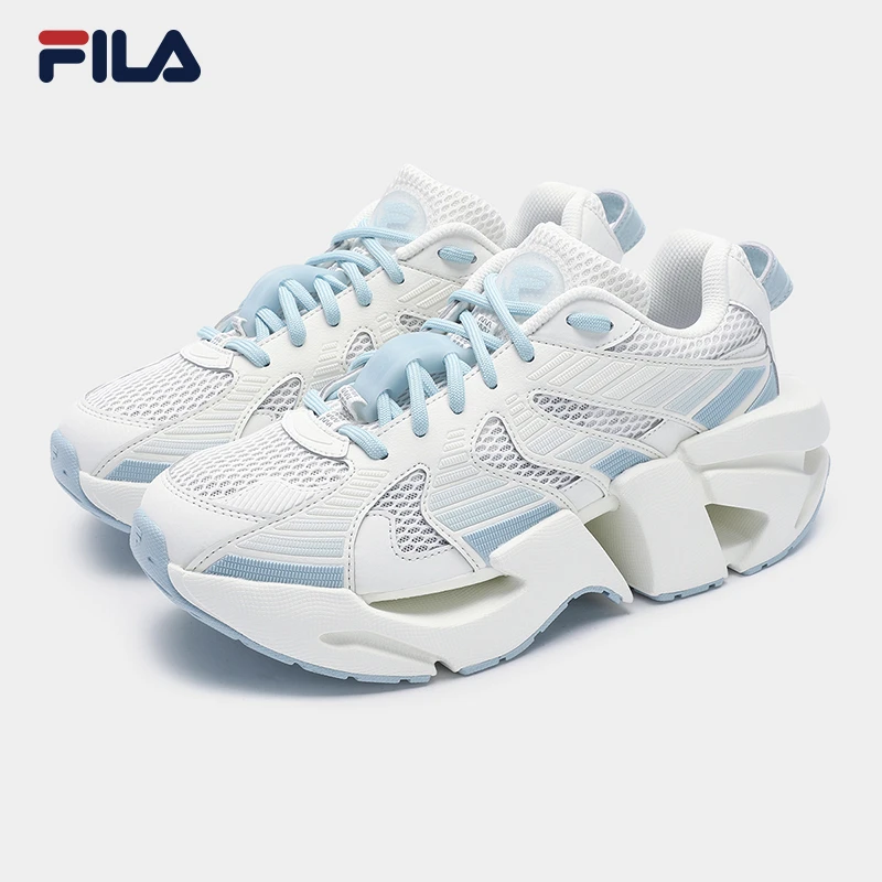 Fila/斐乐情侣款【夏季网眼太空鞋】 新款厚底增高复古透气老爹鞋