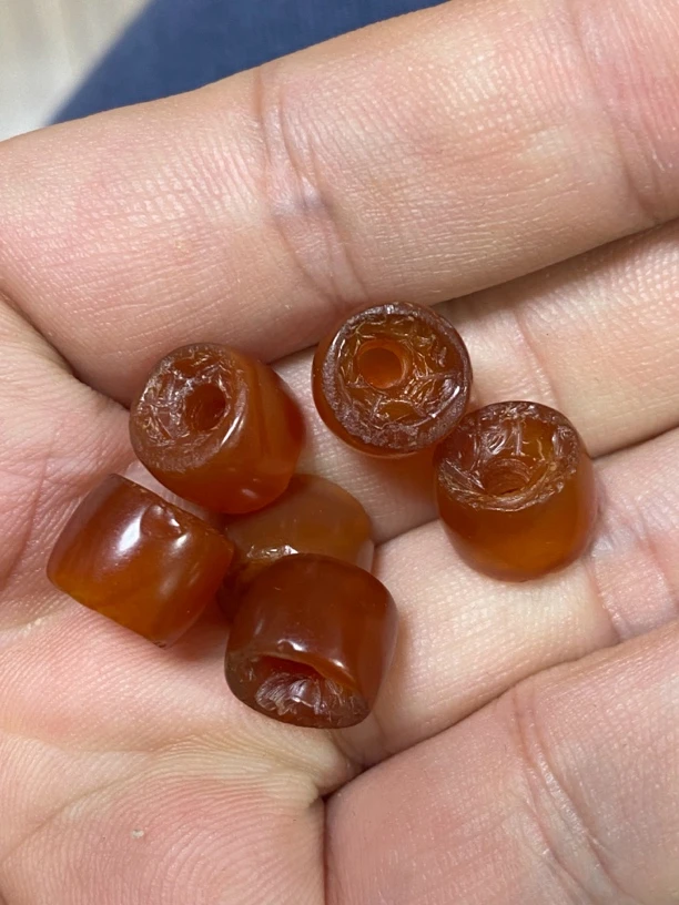 河磨奇石珠子型件