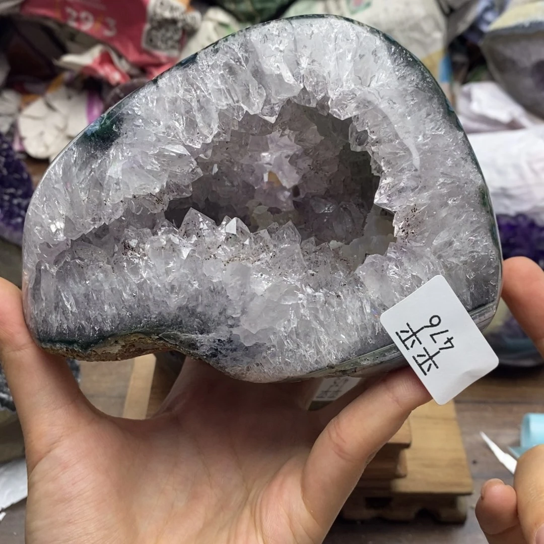 紫晶珠宝半成品未镶嵌