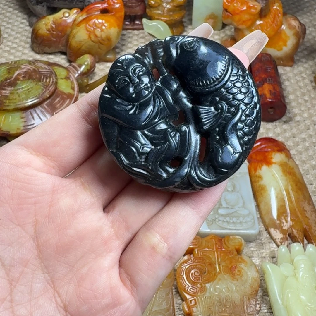 吊坠白玉菩提挂件