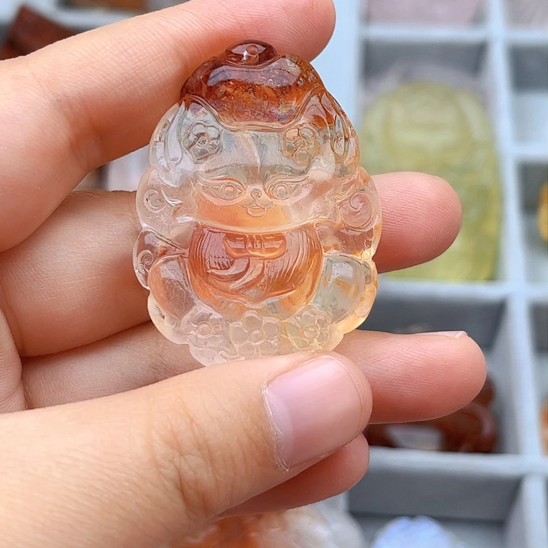 水晶吊坠(不含链)未镶嵌