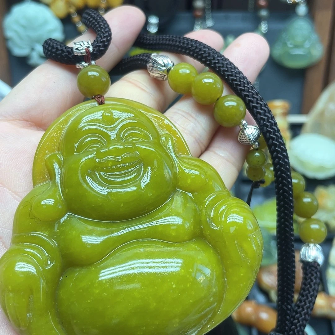 未镶嵌蛇纹石玉颈饰