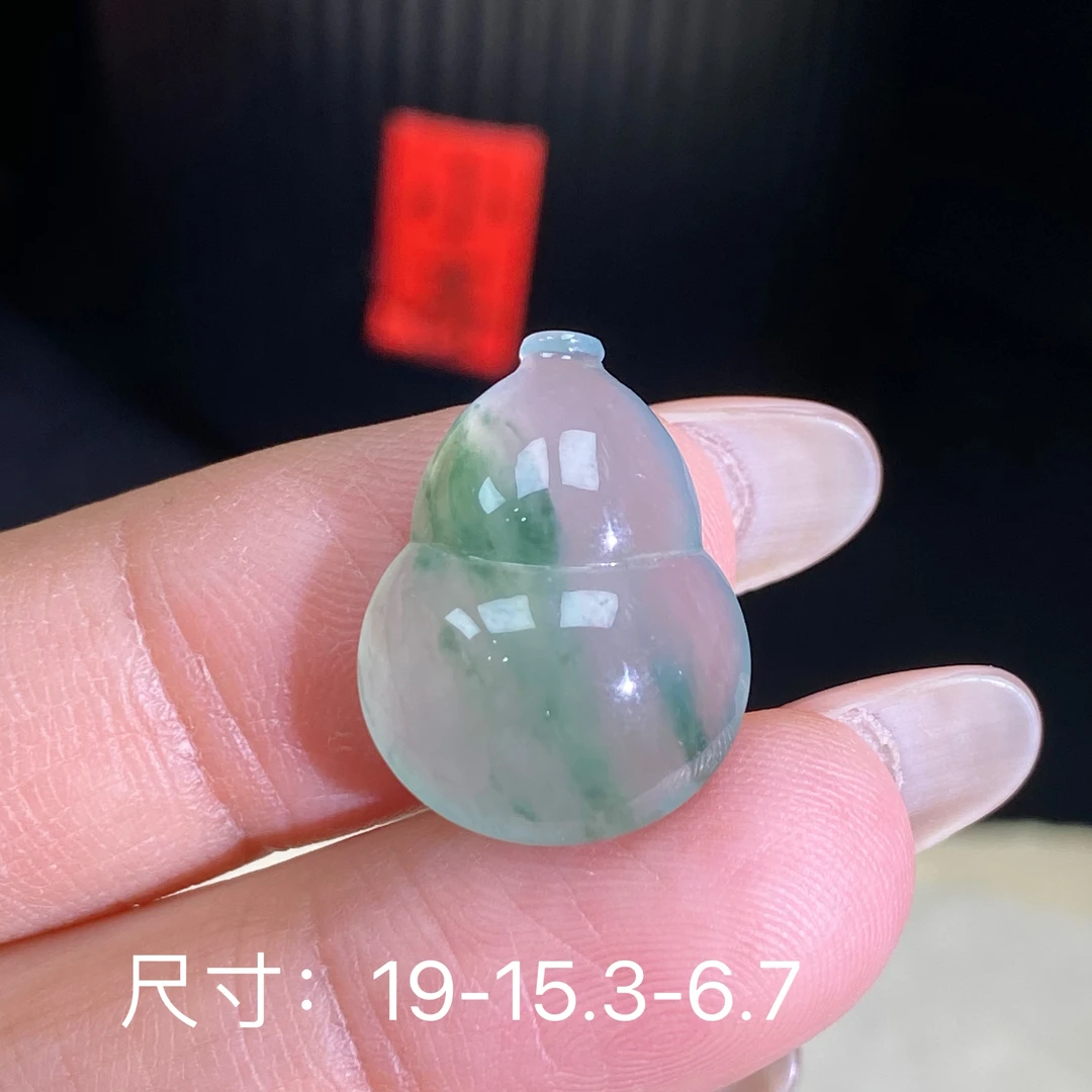 莱韵翡翠冰胶飘花葫芦