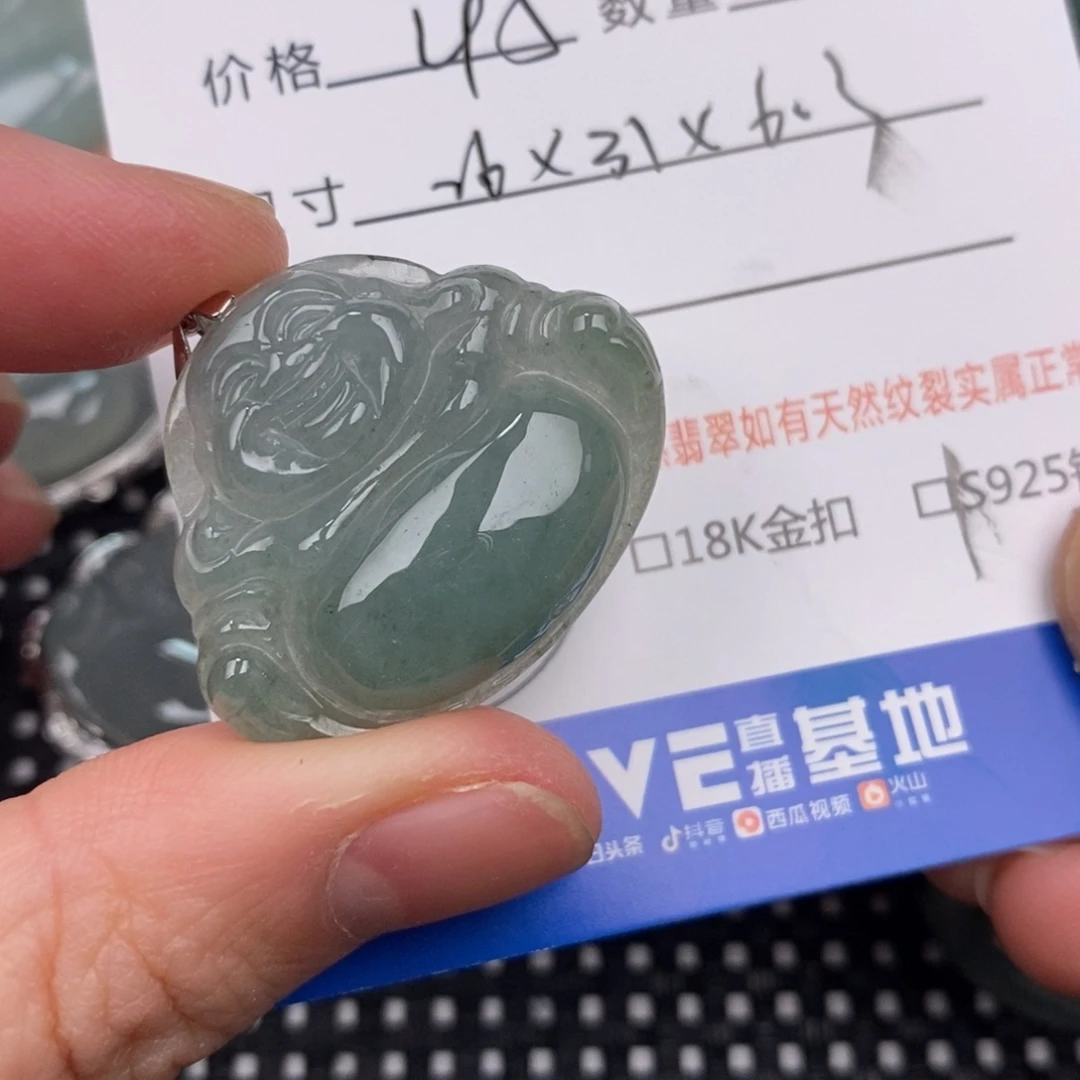 翡翠银S925镶嵌颈饰